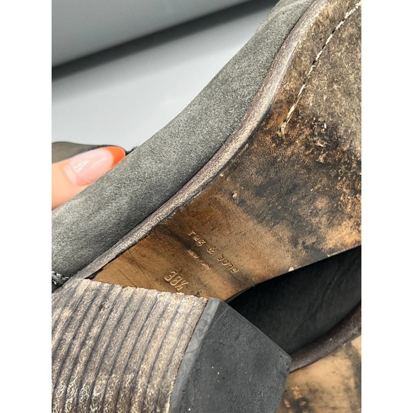 Rag and Bone Suede Harrow Bootie 38.5 - Picture 8 of 8